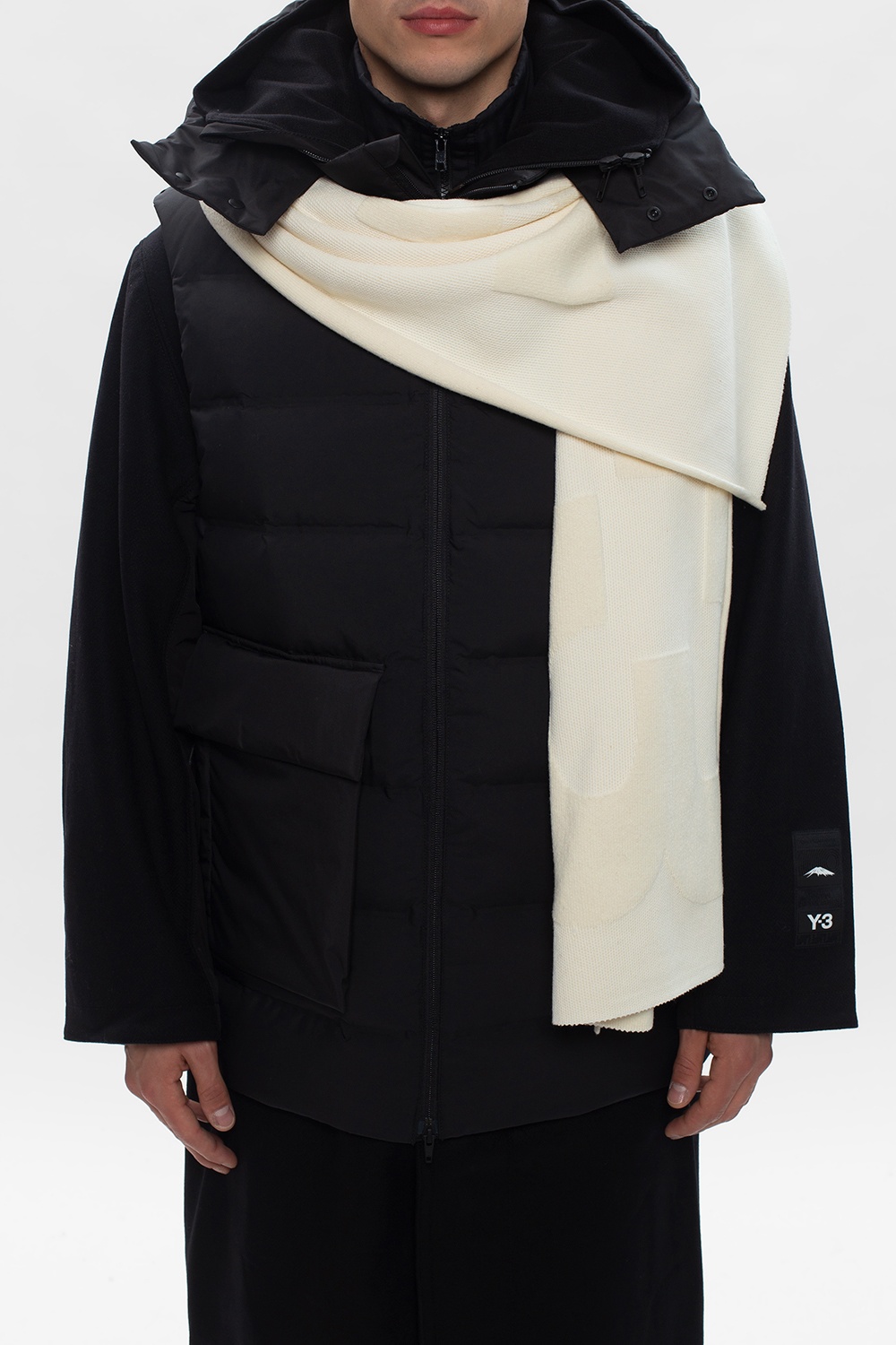 Y-3 Yohji Yamamoto Logo scarf | Men's Accessories | Vitkac